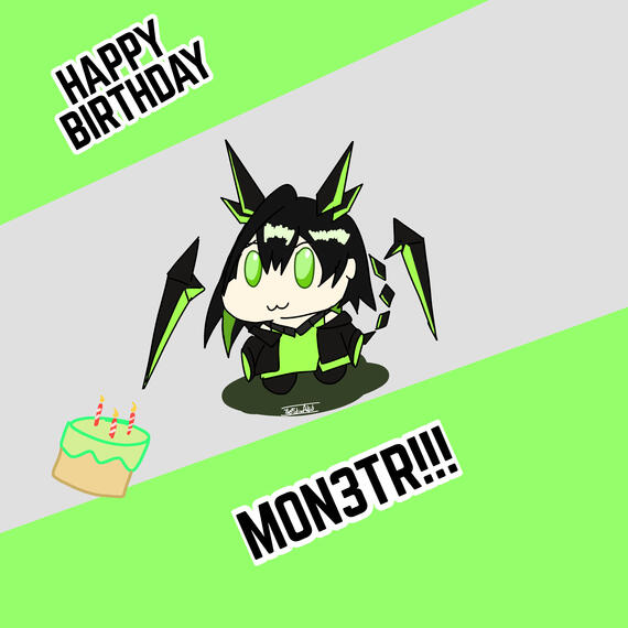 Drew a Chibi Mon3tr